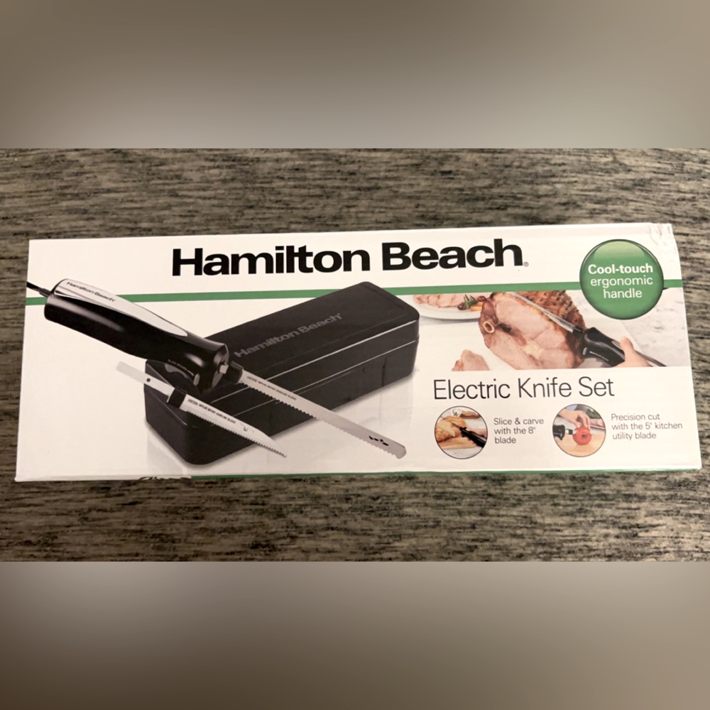 Brand new unopened box Hamilton Beach Electric Knife Set